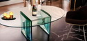 Vintage 1970 Gallotti & Radice crystal coffee table