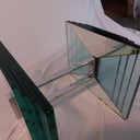 Vintage 1970 Gallotti & Radice crystal coffee table