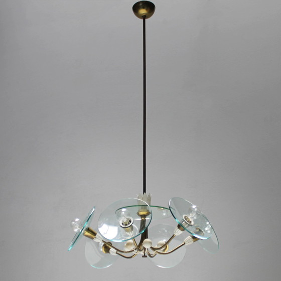 Image 1 of Pietro Chiesa Six-Lights chandelier