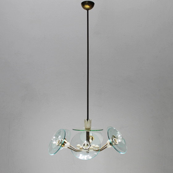 Image 1 of Pietro Chiesa Six-Lights chandelier