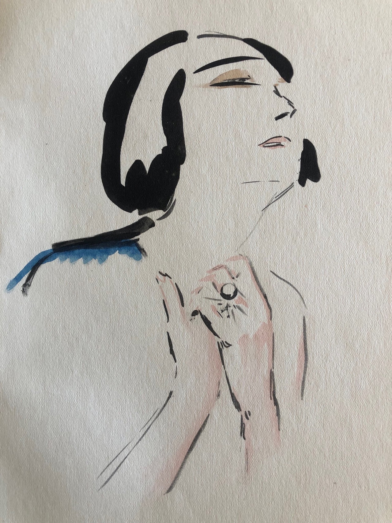 Kees van Dongen 1925 pochoir 