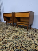 2x vintage bedside tables