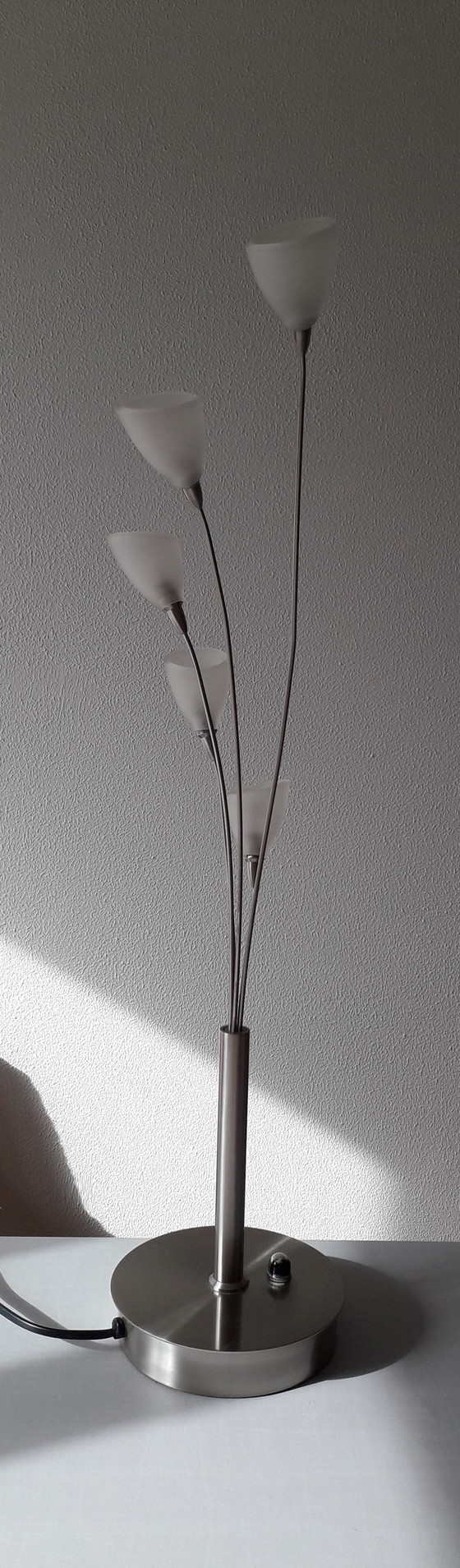 Image 1 of Jan des Bouvrie table lamp silver-coloured