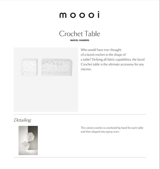 Moooi Crochet side table by Marcel Wanders