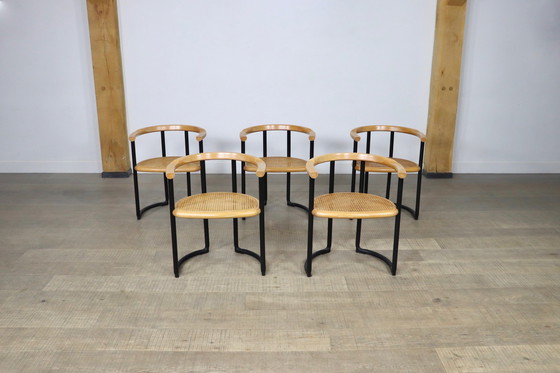 Image 1 of 5x Tito Agnoli Achillea Dining Chairs For Ycami