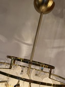 Capiz pendant chandelier pearl shell lamp XL