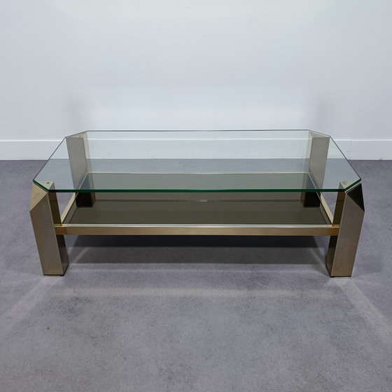 Image 1 of Classic belgo chrome coffee table