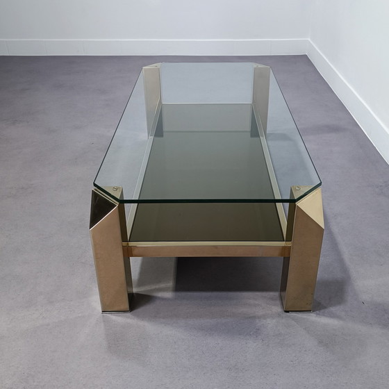 Image 1 of Classic belgo chrome coffee table