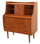 Danish secretary dressing table 'Flade' vintage