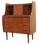 Danish secretary dressing table 'Flade' vintage