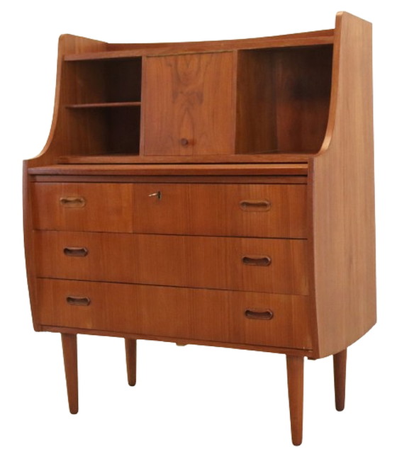 Image 1 of Coiffeuse secrète danoise 'Flade' vintage