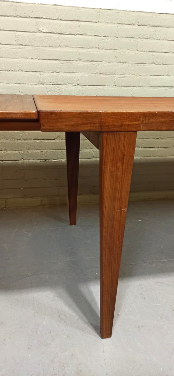 Image 1 of Mid century extendable dining table