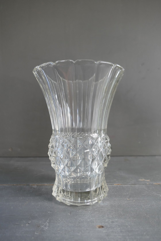 Image 1 of Val Saint Lambert Vase Luxval Baden