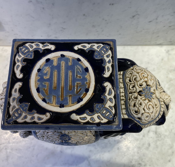 Image 1 of Vintage Elephant plant table