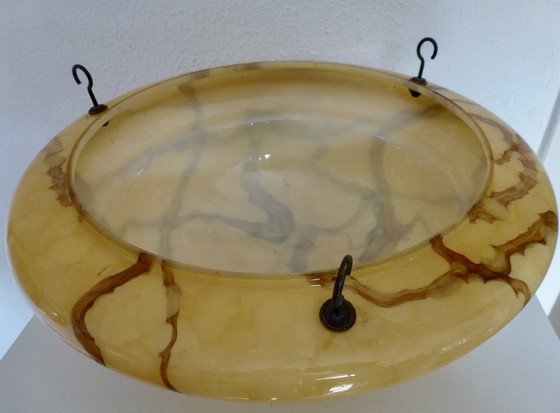 Image 1 of Art Deco Bowl Hanging Lamp