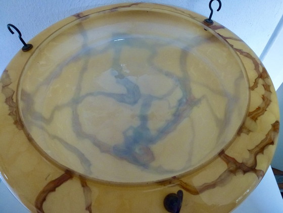 Image 1 of Art Deco Bowl Hanging Lamp