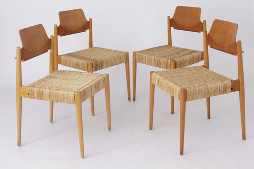 4x Chaises vintage Egon Eiermann