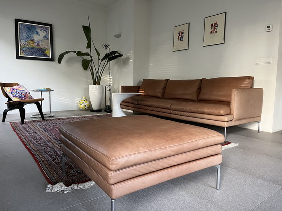 Image 1 of Zanotta Williams 3-seater + ottoman