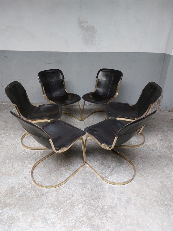 Image 1 of 6X Willy rizzo for cidue dining room chair