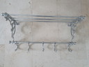 Perchero Art Déco de aluminio