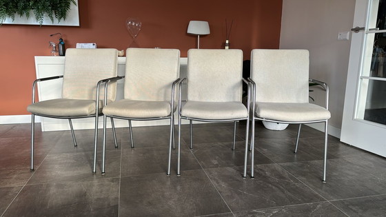 Image 1 of 4x Gelderland Young Zoom dining room chairs