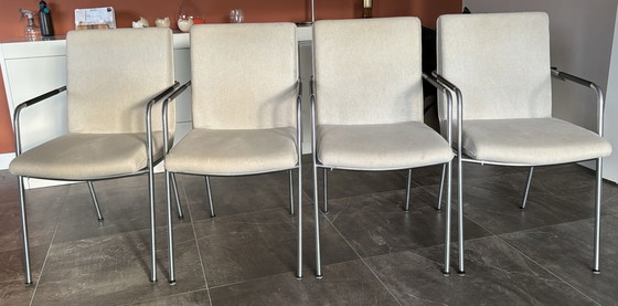 Image 1 of 4x Gelderland Young Zoom dining room chairs