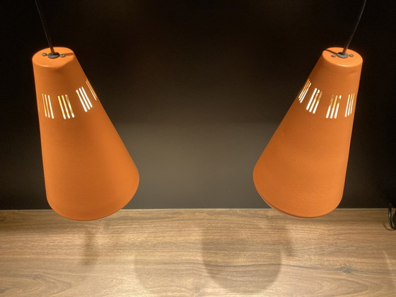 Image 1 of 2 lampade a sospensione Philips vintage Louis Kalff