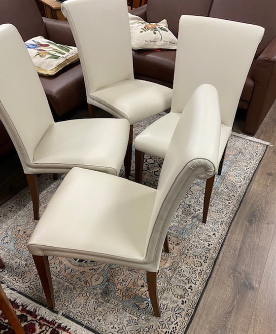 Image 1 of 4x Poltrona Frau dining room chair