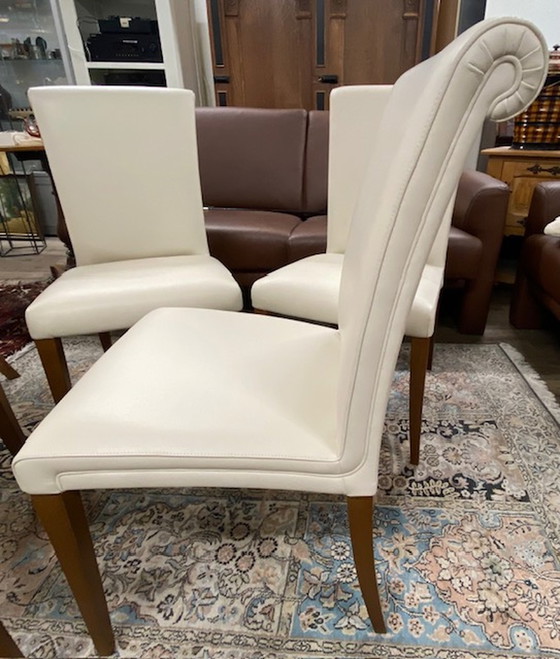 Image 1 of 4x Poltrona Frau dining room chair