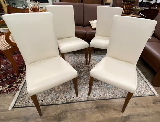 Image 1 of 4x Poltrona Frau dining room chair