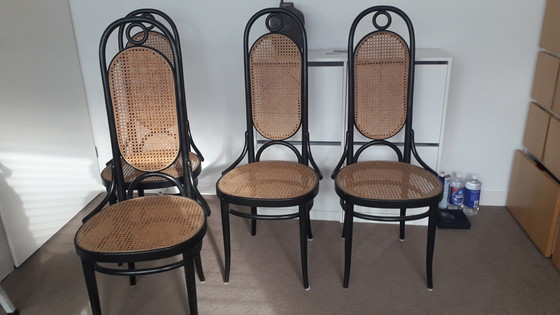 Image 1 of 4x Chaise de salle à manger Thonet