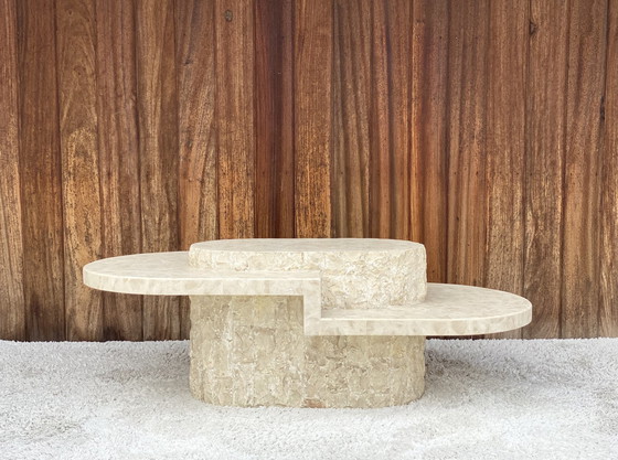 Image 1 of Coffee table mactanstone 1980's