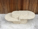 Coffee table mactanstone 1980's