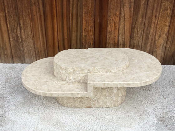 Image 1 of Coffee table mactanstone 1980's