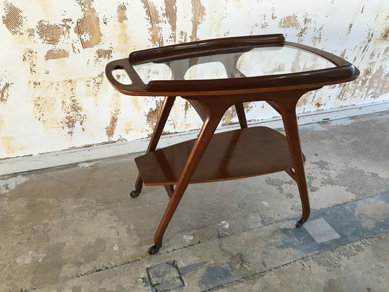 Image 1 of Bar cart 1950’s organically shaped