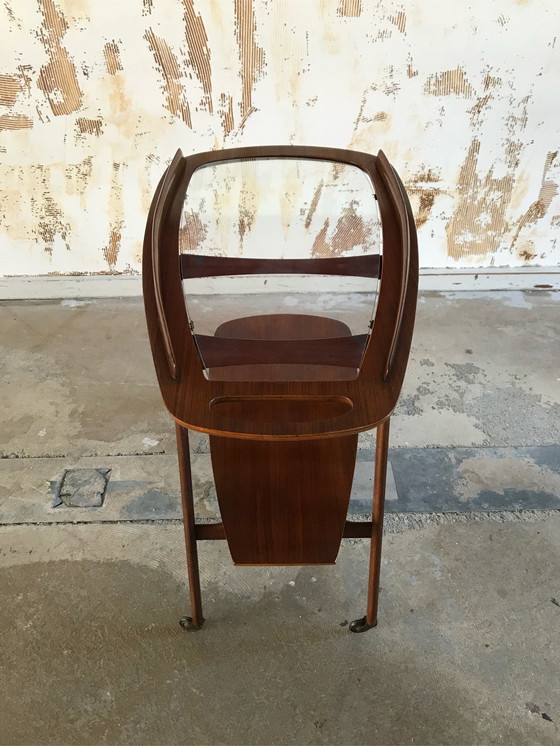 Image 1 of Bar cart 1950’s organically shaped