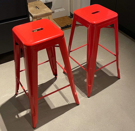 Image 1 of 2x Bar stool - model Tolix