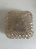 Vintage ceiling lamp salmon color
