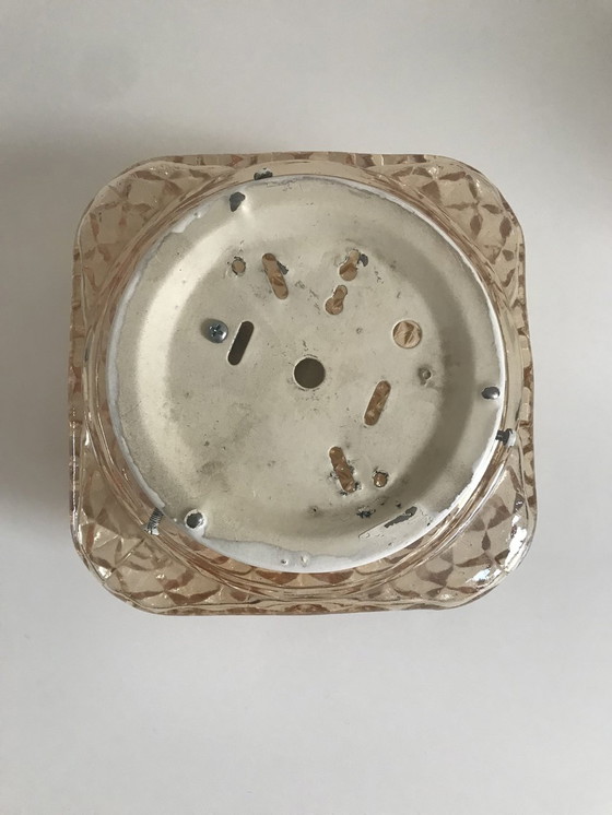 Image 1 of Lampada da soffitto vintage color salmone