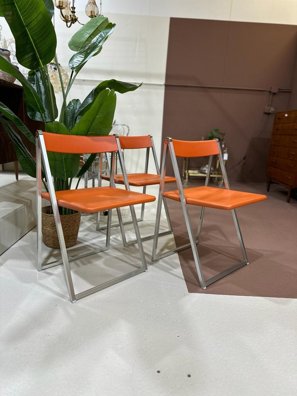 3x Vintage chairs, folding chairs - Interlübke | €299 | Whoppah