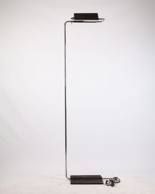 Chrome-plated Italian floor lamp, 1960s