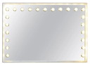 Miroir de maquillage italien vintage avec éclairage