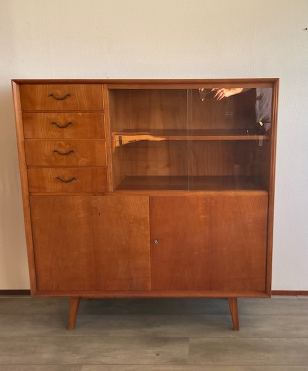 Retro vintage mid-century sideboard highboard