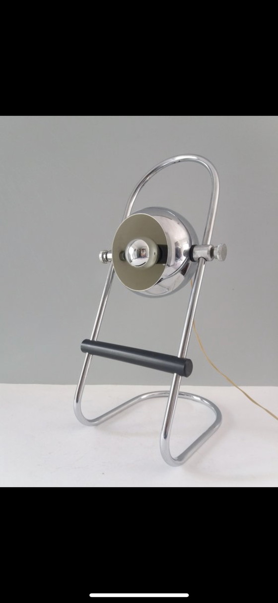 Image 1 of Lampada da tavolo vintage a forma di bulbo oculare