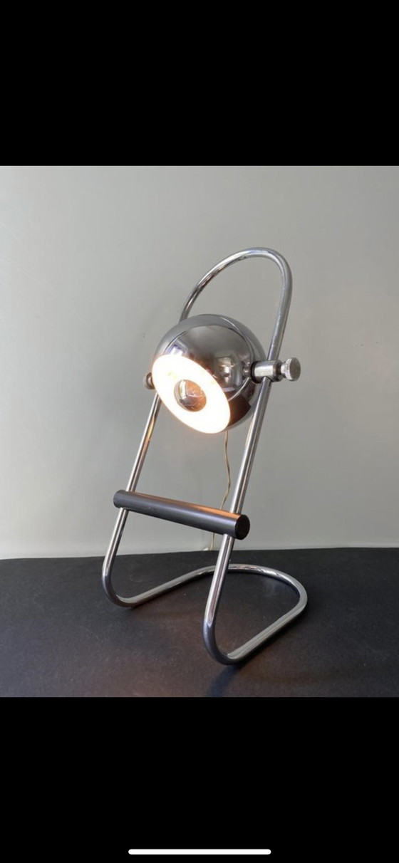 Image 1 of Lampada da tavolo vintage a forma di bulbo oculare