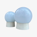 Set di 2 lampade da parete/da tavolo retrò CORODEX