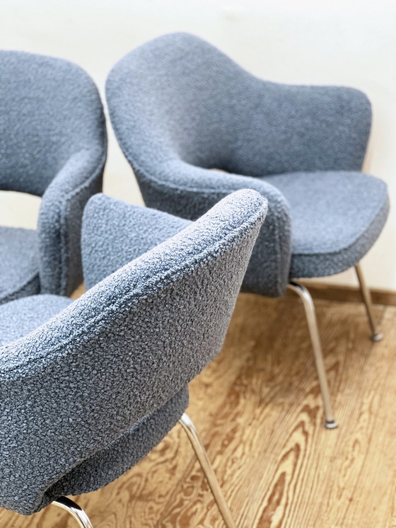 Image 1 of Set of 4 Executive Chairs by Eero Saarinen, Knoll International, Germany