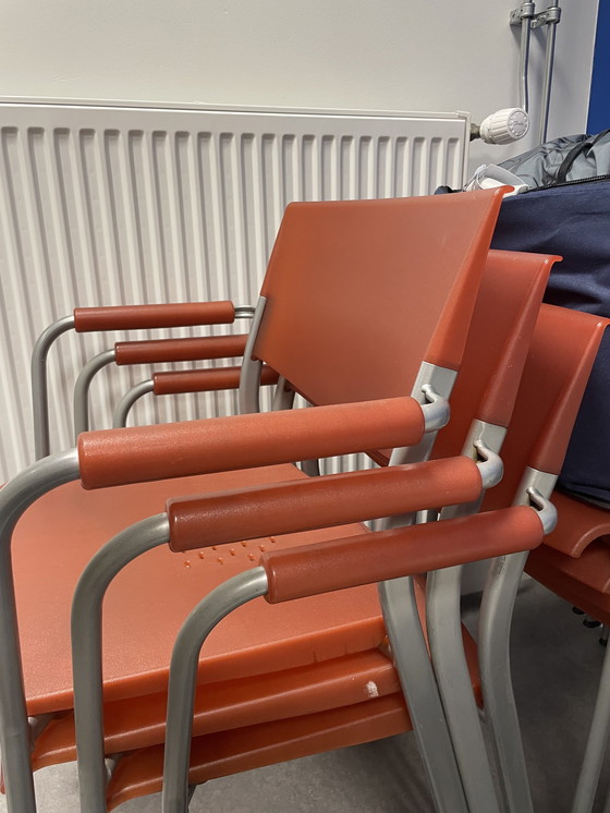 Image 1 of 8x Ahrend chair with armrest