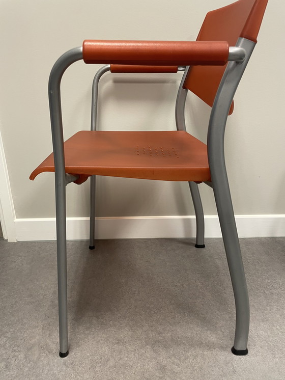 Image 1 of 8x Ahrend chair with armrest