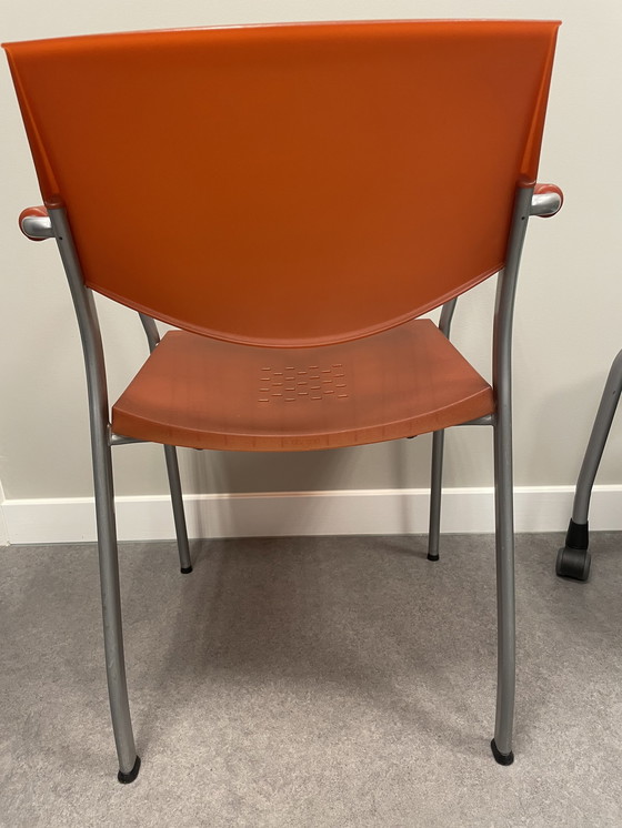 Image 1 of 8x Ahrend chair with armrest